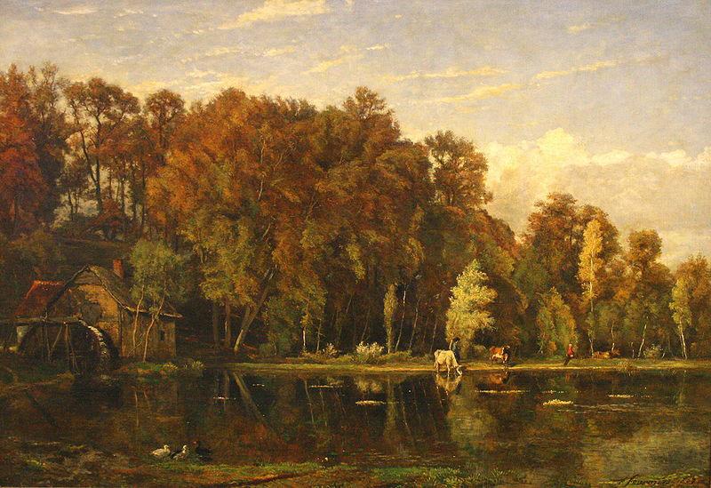 Theodore Fourmois L'etang - De vijver